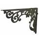 Equerre Credence Etagere Potence Murale Suspension en Fonte Grise Support 4x27x37cm