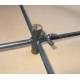 Tuteur à Cerceau PM Réglable Treillis de Jardin Guide pour Fleurs Plantes Extérieur en Fer Forgé Gris Anthracite