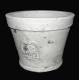 Moyen Cache Pot ou Jardinière Façon Poterie Ancienne en Terre Cuite Ton Pierre 13,5x13,5x17cm