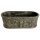 Jardiniere de Balcon ou Fenêtre Balconnière Vasque Bac en Fonte Vert Anglais 12x15,5x36cm