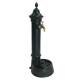 Fontaine à Poser Source en Fonte d'Aluminium Patinée Vert Anglais avec Robinet Fonctionnel en Laiton 26x35x72cm