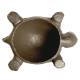 Tortue Cache Clés Sculpture Statuette Décoration Cache Clefs en Fonte Patinée Marron 6x8,50x12cm