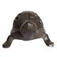 Tortue à Poser Décoration Animale Statuette Sculpture en Fonte Patinée Marron 7x10x15,50cm