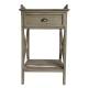 Meuble en Bois Façon Table de Rempotage Meuble de Cuisine Console en Pin Vieilli Patiné 39x54x90cm