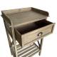 Meuble en Bois Façon Table de Rempotage Meuble de Cuisine Console en Pin Vieilli Patiné 39x54x90cm