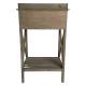 Meuble en Bois Façon Table de Rempotage Meuble de Cuisine Console en Pin Vieilli Patiné 39x54x90cm