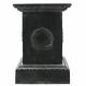 Socle Colonne Pilier Pour Vasque Jardinière Décoration Extérieure Intérieure de Château en Fonte Grise 35x35x50cm