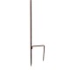 Jolie Eolienne Moulin à Vent Décoration de Jardin en Acier Brut Oxydé 60x60x235cm