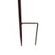Tuteur de Jardin Panneau Écriteau Flèche Éolienne Chouettes Colorées en Métal 12x48x122cm