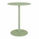 Table de Bistrot Ronde Snow Outdoor Zuiver Table à Manger Extérieure en Acier Inoxydable Vert 57x57x75cm