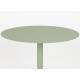 Table de Bistrot Ronde Snow Outdoor Zuiver Table à Manger Extérieure en Acier Inoxydable Vert 57x57x75cm