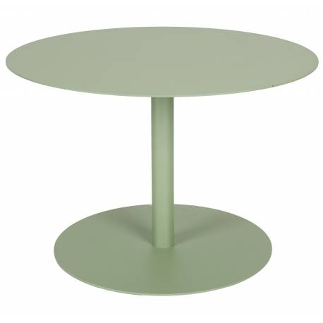 Bout de Canapé Rond Snow Outdoor Zuiver Console Table Basse d'Appoint Extérieure Acier Inoxydable Vert 40x60x60cm