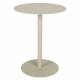 Bout de Canapé Rond Snow Outdoor Zuiver Sellette Table d'Appoint Extérieure Acier Inoxydable Beige 35x35x45cm