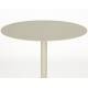 Table de Bistrot Ronde Snow Outdoor Zuiver Table à Manger Extérieure en Acier Inoxydable Beige 57x57x75cm
