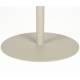 Table de Bistrot Ronde Snow Outdoor Zuiver Table à Manger Extérieure en Acier Inoxydable Beige 57x57x75cm