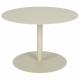 Bout de Canapé Rond Snow Outdoor Zuiver Console Table Basse d'Appoint Extérieure Acier Inoxydable Beige 40x60x60cm