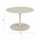 Bout de Canapé Rond Snow Outdoor Zuiver Console Table Basse d'Appoint Extérieure Acier Inoxydable Beige 40x60x60cm