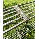 Grande Pergola Rectangulaire Inès Gloriette de Jardin en Fer Forgé Vert Antique Tunnel Porte-Plante 199x232x240cm