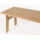 Ensemble Extérieur Avenue Zuiver Set Table et 2 Bancs En Pin Naturel Salon Mobilier de Jardin