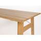 Ensemble Extérieur Avenue Zuiver Set Table et 2 Bancs En Pin Naturel Salon Mobilier de Jardin