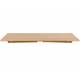 Table Extérieure Avenue Zuiver Table de Repas Rectangulaire En Pin Naturel Mobilier de Jardin 75x79x180cm