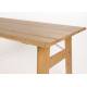 Table Extérieure Avenue Zuiver Table de Repas Rectangulaire En Pin Naturel Mobilier de Jardin 75x79x180cm