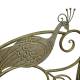 Banc de Jardin Aphrodite Méridienne de Jardin en Acier Vert Antique Mobilier Extérieur 43x111x137cm