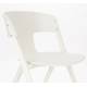 Lot de 4 Chaises Horizon Zuiver Assises de Repas Extérieures en Polypropylène Beige Fauteuils Outdoor 52,5x57,5x75cm