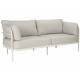Mobilier Extérieur Vista Zuiver Trio d'Assises Aluminium et Oléfine Lot de 1 Canapé et 2 Fauteuils