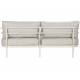 Mobilier Extérieur Vista Zuiver Trio d'Assises Aluminium et Oléfine Lot de 1 Canapé et 2 Fauteuils