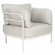 Mobilier Extérieur Vista Zuiver Trio d'Assises Aluminium et Oléfine Lot de 1 Canapé et 2 Fauteuils