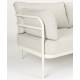 Mobilier Extérieur Vista Zuiver Trio d'Assises Aluminium et Oléfine Lot de 1 Canapé et 2 Fauteuils