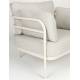 Mobilier Extérieur Vista Zuiver Trio d'Assises Aluminium et Oléfine Lot de 1 Canapé et 2 Fauteuils