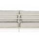 Mobilier Extérieur Vista Zuiver Trio d'Assises Aluminium et Oléfine Lot de 1 Canapé et 2 Fauteuils