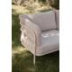 Mobilier Extérieur Vista Zuiver Trio d'Assises Aluminium et Oléfine Lot de 1 Canapé et 2 Fauteuils