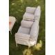 Mobilier Extérieur Vista Zuiver Trio d'Assises Aluminium et Oléfine Lot de 1 Canapé et 2 Fauteuils