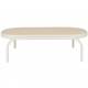 Table Extérieure Vista Zuiver Table Basse en Aluminium Thermolaquée Guéridon Ovale sur Pied 32x62,5x110cm