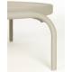 Table Extérieure Vista Zuiver Table Basse en Aluminium Thermolaquée Guéridon Ovale sur Pied 32x62,5x110cm