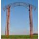 Arche Blois Structure en Acier Oxydé Brut Support à Grimpants Produit Technique de Jardin 50x225x236cm