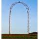 Arche Sheffiled Structure en Acier Oxydé Brut Support à Grimpants Structure de Jardin 46x124,5x240cm
