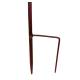 Mobile de Jardin Rotatif Tuteur Tige pour Plantes Motifs Chouettes à Planter en Acier Coloré 8x65x140cm
