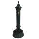 Fontaine à Poser Fontaine extérieure en Fonte d'Aluminium Patinée Vert Anglais avec Robinet en Laiton 26x35x72cm