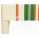 Glacière à Roulettes Be Cool Stripes Lemon Zuiver Crème Rayée en Polypropylène et Acier 47,5x86,5x91,5cm