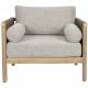 Salon de Jardin Oasis Dutchbone Ensemble 4 Pièces en Acacia, Corde et Tissu Oléfine Mobilier Extérieur Design