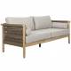 Salon de Jardin Oasis Dutchbone Ensemble 2 Pièces en Acacia, Corde et Tissu Oléfine Mobilier Extérieur Design