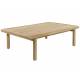 Salon de Jardin Oasis Dutchbone Ensemble 2 Pièces en Acacia, Corde et Tissu Oléfine Mobilier Extérieur Design