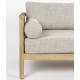 Lot de 2 Fauteuils de Jardin Oasis Dutchbone Assises en Acacia, Corde et Tissu Oléfine Mobilier Extérieur Design 84x84,5x95cm