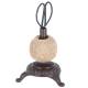 Cordeau de Jardin à Poser Dévidoir en Fonte Patiné Marron avec Ficelle Décoration de Jardin Style Ancien 12,9x14x22cm