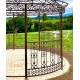 Panneau Décoré pour Tonnelle Kiosque de Jardin Pergola en Métal et Fonte Marron 2,5x133x200cm