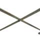 Escabeau en Acier Patiné Vert Porte-plantes Support 3 Niveaux Mobilier de Jardin Décoratif 61x82x90cm